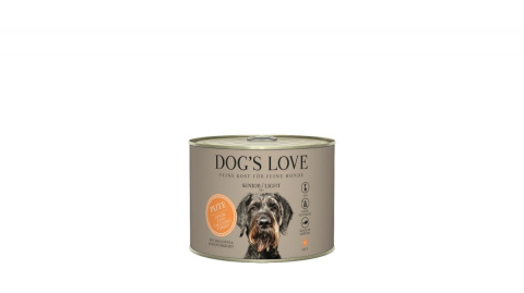 DOG'S LOVE Senior Pute Light - indyk karma dla starszych psów 12x200g DOG'S LOVE Senior Pute Light - indyk karma dla starszych psów 12x200g