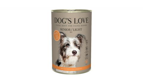 DOG'S LOVE Senior Pute Light - indyk karma dla starszych psów 6x400g DOG'S LOVE Senior Pute Light - indyk karma dla starszych psów 6x400g