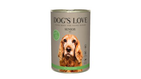 DOG'S LOVE Senior Wild - dziczyzna karma dla starszych psów 6x400g DOG'S LOVE Senior Wild - dziczyzna karma dla starszych psów 6x400g