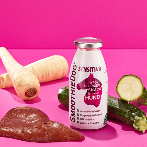 SmoothieDog SENSITIVO Konina dla psa z alergią pokarmową 250ml SmoothieDog SENSITIVO Konina dla psa z alergią pokarmową 250ml
