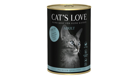 CAT'S LOVE Fisch - ryby z olejem z krokosza i pietruszką 400g x 6 szt. CAT'S LOVE Fisch - ryby z olejem z krokosza i pietruszką 400g x 6 szt.