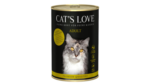 CAT'S LOVE Mix Kalb & Truhahn - cielęcina i indyk z olejem lnianym i kocimiętką 400g