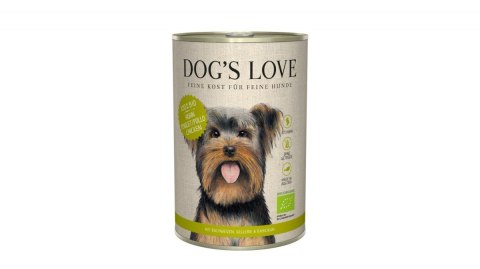 DOG'S LOVE BIO Huhn - kurczak z kaszą gryczaną, selerem i bazylią 400g x 6 szt. DOG'S LOVE BIO Huhn - kurczak z kaszą gryczaną, selerem i bazylią 400g x 6 szt.