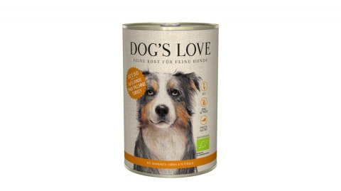 DOG'S LOVE BIO PUTE indyk z amarantusem, dynią i pietruszką 400g x 6 szt. DOG'S LOVE BIO PUTE indyk z amarantusem, dynią i pietruszką 400g x 6 szt.