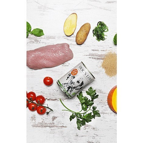DOG'S LOVE BIO PUTE indyk z amarantusem, dynią i pietruszką 800g x 6 szt. DOG'S LOVE BIO PUTE indyk z amarantusem, dynią i pietruszką 800g x 6 szt.