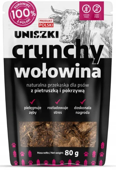 Uniszki Zestaw Crunchy 80g x 3 smaki Uniszki Zestaw Crunchy 80g x 3 smaki