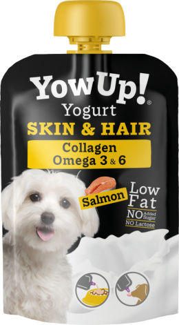 YOWUP! Jogurt naturalny łosoś na skórę i sierść 115g