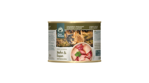 PURE NATURE CAT Huhn Fasan - kurczak z bażantem 200g PURE NATURE CAT Huhn Fasan - kurczak z bażantem 200g