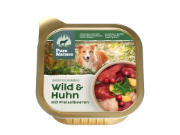 PURE NATURE DOG Wild Huhn - dziczyzna i kurczak z żurawiną 150g