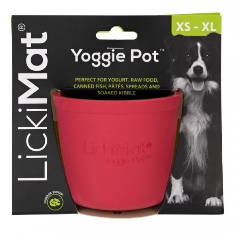 LICKIMAT Yoggie Pot różowy LICKIMAT Yoggie Pot różowy