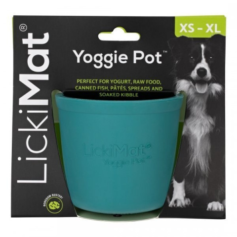 LICKIMAT Yoggie Pot turkusowy LICKIMAT Yoggie Pot turkusowy