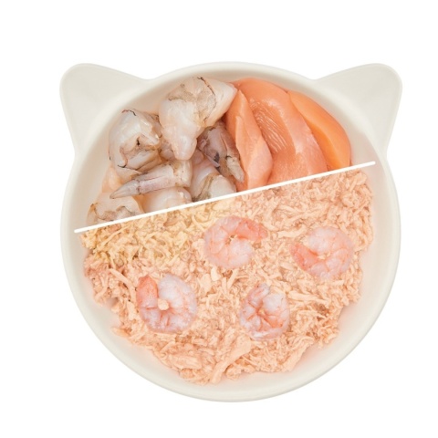 WOW CAT Huhn Garnelen - filety kurczaka z krewetkami 70g WOW CAT Huhn Garnelen - filety kurczaka z krewetkami 70g