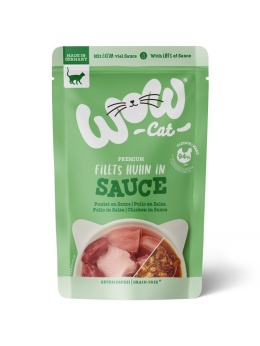 WOW CAT Huhn in sauce - filety kurczaka w sosie (85g)