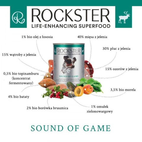 Rockster SOUND OF GAME Jeleń 400g Rockster SOUND OF GAME Jeleń 400g