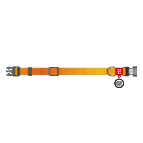 WAUDOG Obroża dla psa Nylon Mono S 25-35 cm Pomarańczowy WAUDOG Obroża dla psa Nylon Mono S 25-35 cm Pomarańczowy