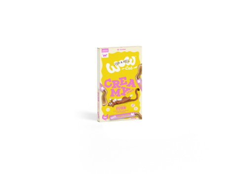 WOW CAT Creamy Snack Huhn - kremowa przekąska z kurczakiem (5x15g) WOW CAT Creamy Snack Huhn - kremowa przekąska z kurczakiem (5x15g)
