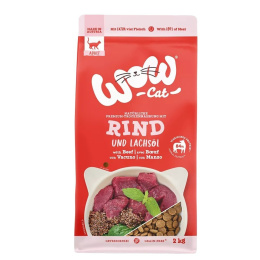 WOW CAT mit Rind - karma z wołowiną dla doroslych kotów 2kg