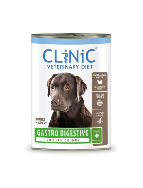 CLiNiC Veterinary Diet Dog Gastro Digestive Chicken 415g - mokra karma weterynaryjna dla psów