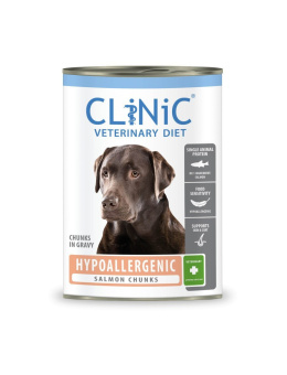 CLiNiC Veterinary Diet Dog Hypoallergenic Salmon 415 g - mokra karma weterynaryjna dla psów