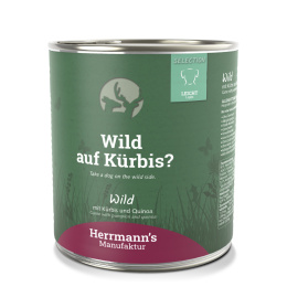 HERRMANN'S Selection Light Dog Wild - dziczyzna z dynią 800g