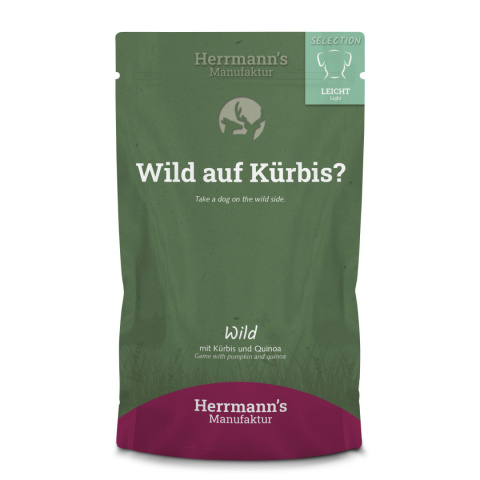 HERRMANN'S Selection Light Dog Wild - dziczyzna z dynią 150g