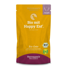 HERRMANN'S Selection Sensitive Dog Bio Ente - bio kaczka z koprem włoskim 150g