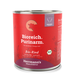 HERRMANN'S Selection Sensitive Dog Bio Rind Purinarm - bio wołowina, niski poziom puryn 800g