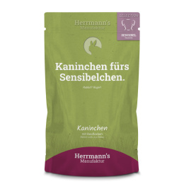 HERRMANN'S Selection Sensitive Dog Kaninchen - królik 150g