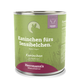 HERRMANN'S Selection Sensitive Dog Kaninchen - królik 800g