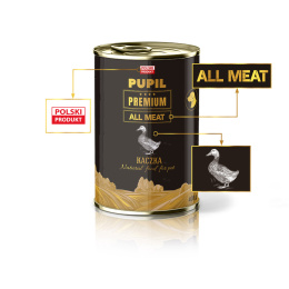 PUPIL Premium All Meat GOLD Kaczka 400 g 68% mięsa