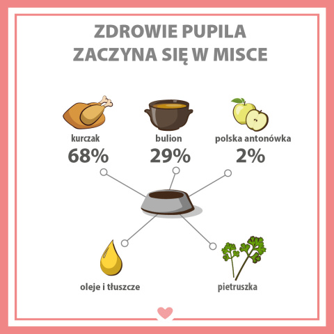 PUPIL Premium All Meat GOLD filet z kurczaka 400 g 68% mięsa PUPIL Premium All Meat GOLD filet z kurczaka 400 g 68% mięsa