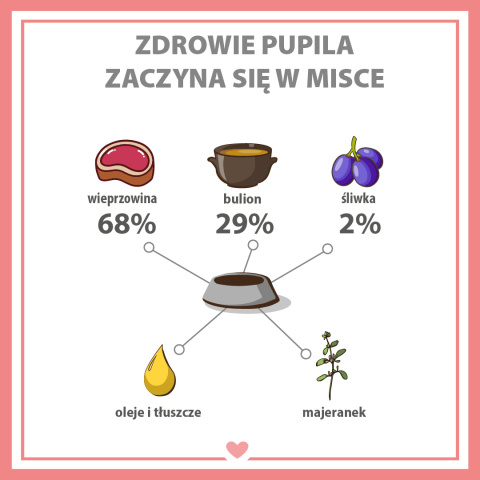 PUPIL Premium All Meat GOLD wieprzowina 400 g 68% mięsa PUPIL Premium All Meat GOLD wieprzowina 400 g 68% mięsa