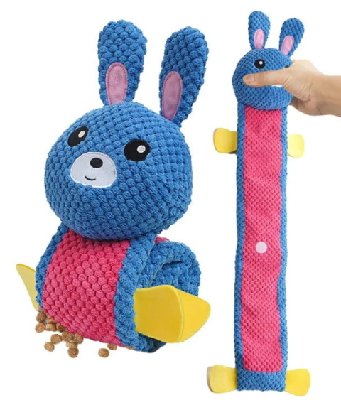 PetGang KRÓLIK zabawka dla psa na smaczki DŁUGI pluszowy 70cm PetGang KRÓLIK zabawka dla psa na smaczki DŁUGI pluszowy 70cm