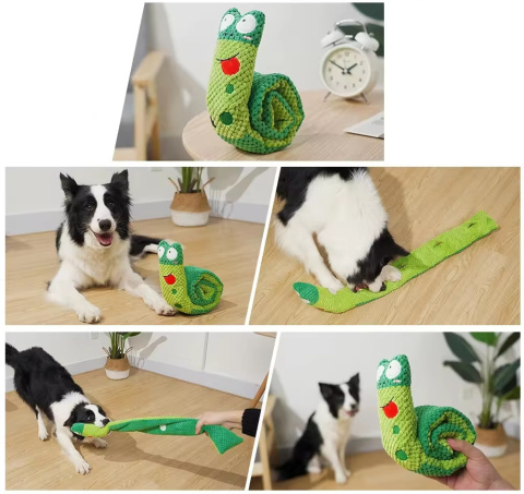PetGang ŚLIMAK zabawka dla psa na smaczki DŁUGI pluszowy 74cm PetGang ŚLIMAK zabawka dla psa na smaczki DŁUGI pluszowy 74cm