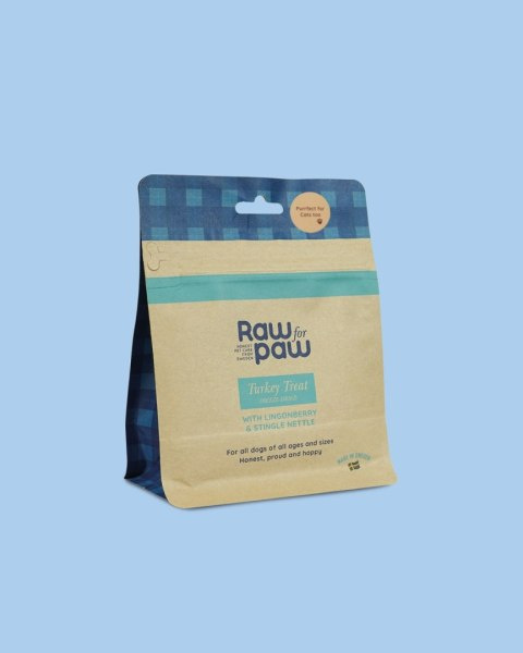 RAW for PAW Turkey - indyk liofilizowane przysmaki 50g RAW for PAW Turkey - indyk liofilizowane przysmaki 50g