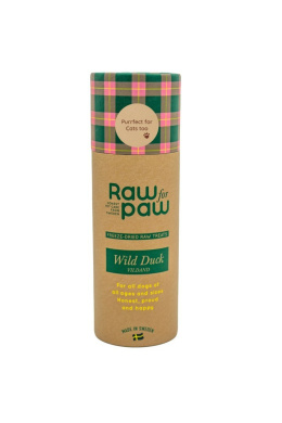 RAW for PAW WILD Duck - dzika kaczka liofilizowane przysmaki 45g