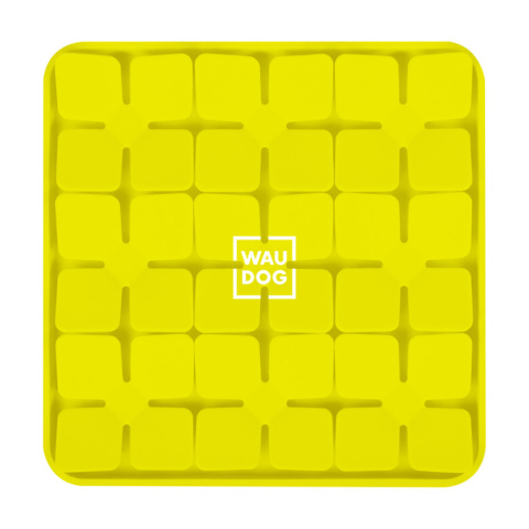 WAUDOG Silikonowa Mata do suchej karmy 20 x 20 x 1,7 cm Żółty WAUDOG Silikonowa Mata do suchej karmy 20 x 20 x 1,7 cm Żółty