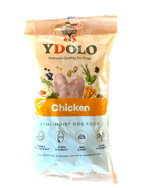 YDOLO Chicken - kurczak i ryby - półwilgotna karma dla psa 100g