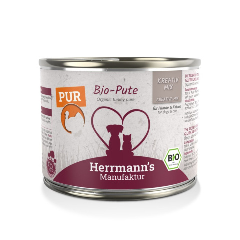 HERRMANN'S MANUFAKTUR Kreativ Mix Bio Pute - 100% indyk ekologiczny 200g HERRMANN'S MANUFAKTUR Kreativ Mix Bio Pute - 100% indyk ekologiczny 200g