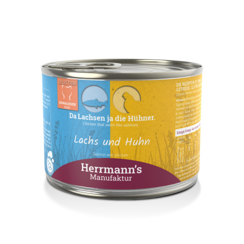 HERRMANN'S Selection Cat Lachs Huhn - łosoś i bio kurczak (200g)