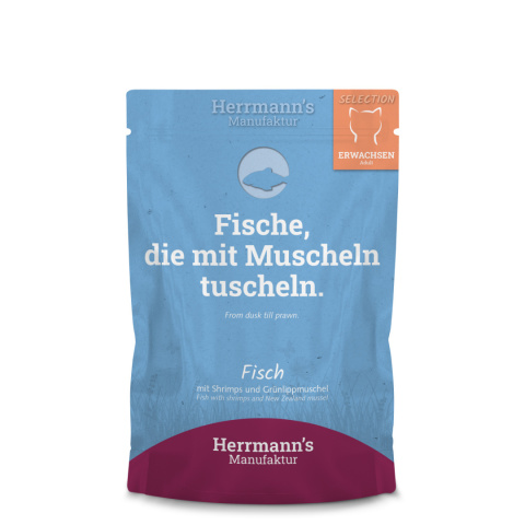 HERRMANN'S Selection Cat Fisch Garnelen - ryby z krewetkami (100g) HERRMANN'S Selection Cat Fisch Garnelen - ryby z krewetkami (100g)