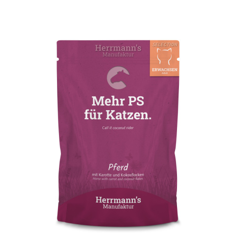 HERRMANN'S Selection Cat Pferd - konina (100g)