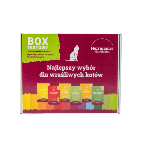 HERRMANN'S MANUFAKTUR - Box testowy dla kotów HERRMANN'S MANUFAKTUR - Box testowy dla kotów