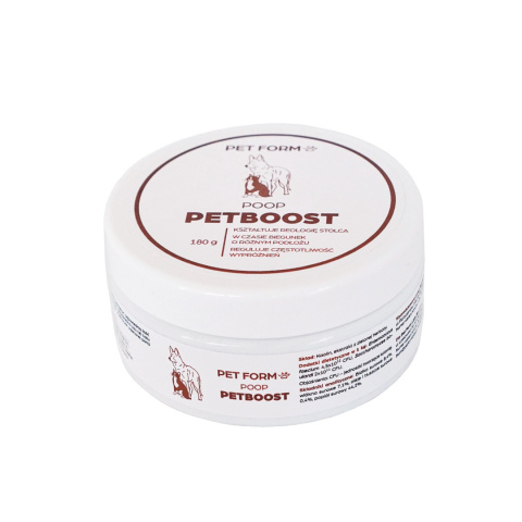 PET FORM LABS PETBOOST Poop - na biegunkę dla psa i kota (180g) PET FORM LABS PETBOOST Poop - na biegunkę dla psa i kota (180g)