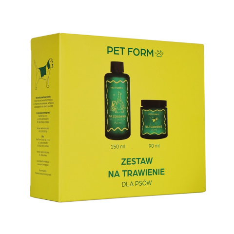 PET FORM LABS Zestaw na trawienie (90ml+150ml) PET FORM LABS Zestaw na trawienie (90ml+150ml)