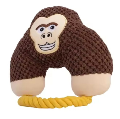 PetGang MAŁPA szarpak piszczący 30cm PetGang MAŁPA szarpak piszczący 30cm