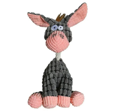 PetGang WESOŁY OSIOŁ piszczy pluszowa 22cm zabawka dla psa PetGang WESOŁY OSIOŁ piszczy pluszowa 22cm zabawka dla psa