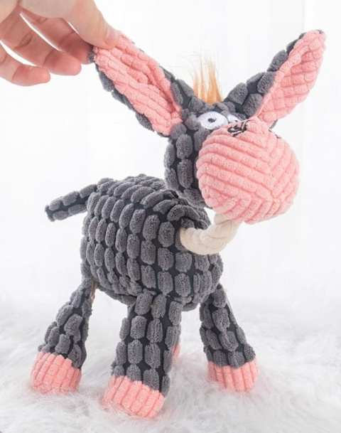 PetGang WESOŁY OSIOŁ piszczy pluszowa 22cm zabawka dla psa PetGang WESOŁY OSIOŁ piszczy pluszowa 22cm zabawka dla psa