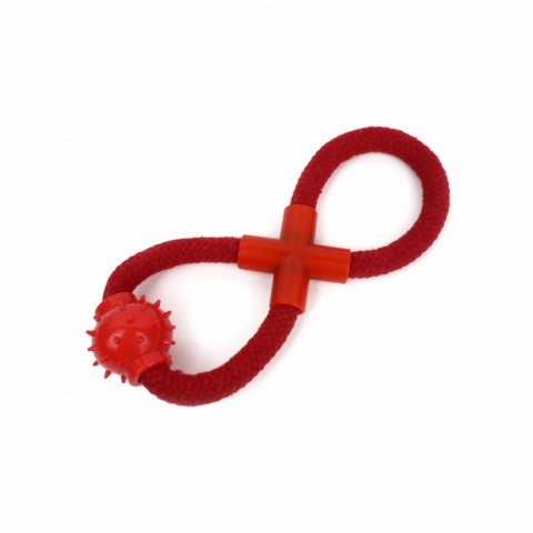Spike Zabawka dla psa Rope Infinity with Bal Szarpak Spike Zabawka dla psa Rope Infinity with Bal Szarpak