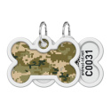 WAUDOG Zawieszka z identyfikatotem QR GPS metalowa MILITARY śred. 40 mm, szer. 28 mm